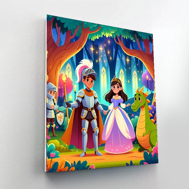 Artistic Fantasy World Painting By Numbers Kit