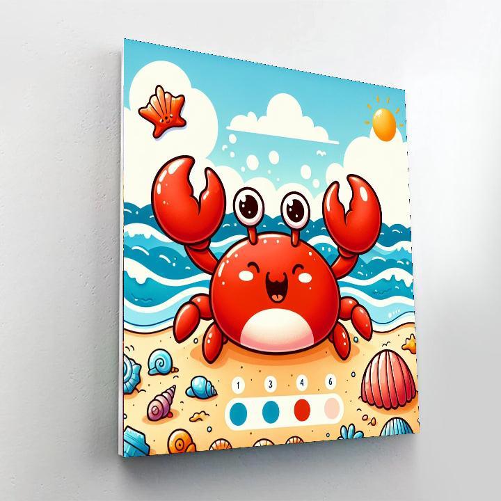 Whimsical Crab Paint By Numbers Kits