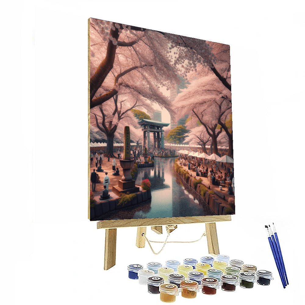 Cherry Blossom Festival - Washington, D.c. Paint By Numbers Art