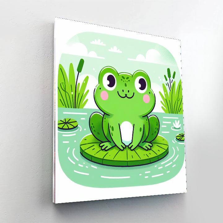 Fanciful Frog Numbered Painting Kits