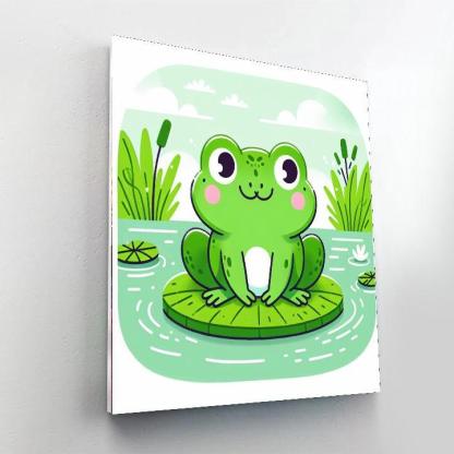 Fanciful Frog Numbered Painting Kits