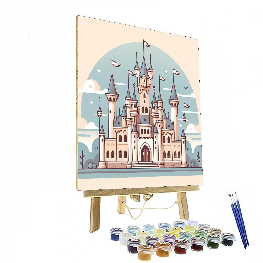 Princess Castle Adventure Painting By Numbers Kit