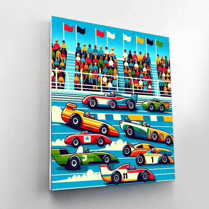 The Great Race Numbered Painting Kits