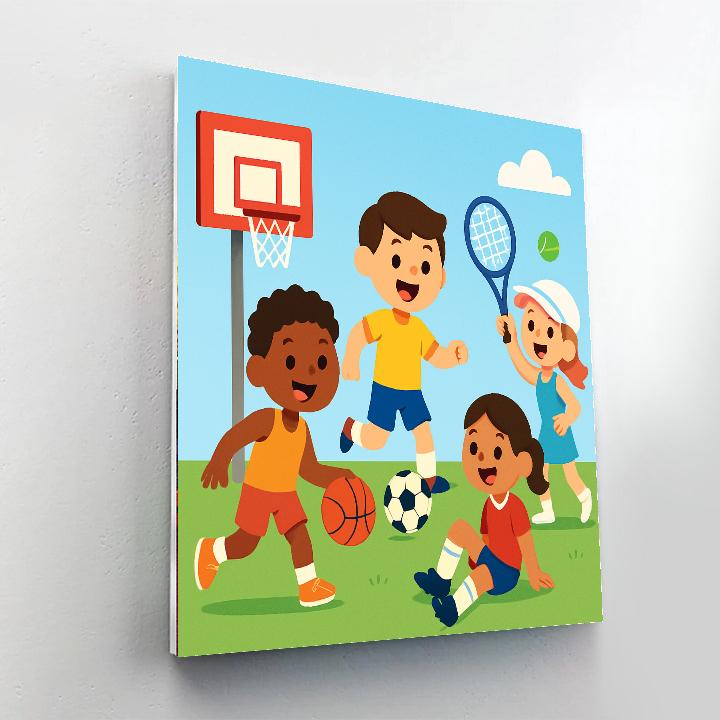 Sporty Adventure Paint By Numbers Kits