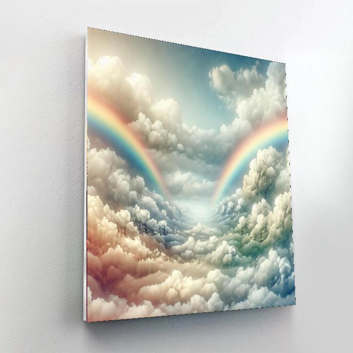 Dreamy Cloudscape For Kids Painting By Numbers Kit