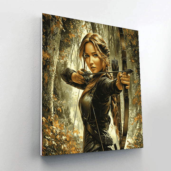 Jennifer Lawrence: Fearless In The Hunger Games Paint By Numbers Kits