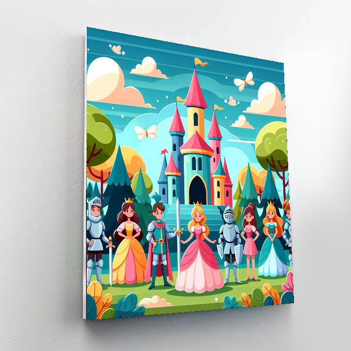 Colorful Castle Adventures Paint By Number