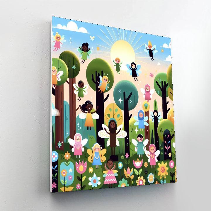 Bright Fairy Tale Forest Painting By Numbers Kit