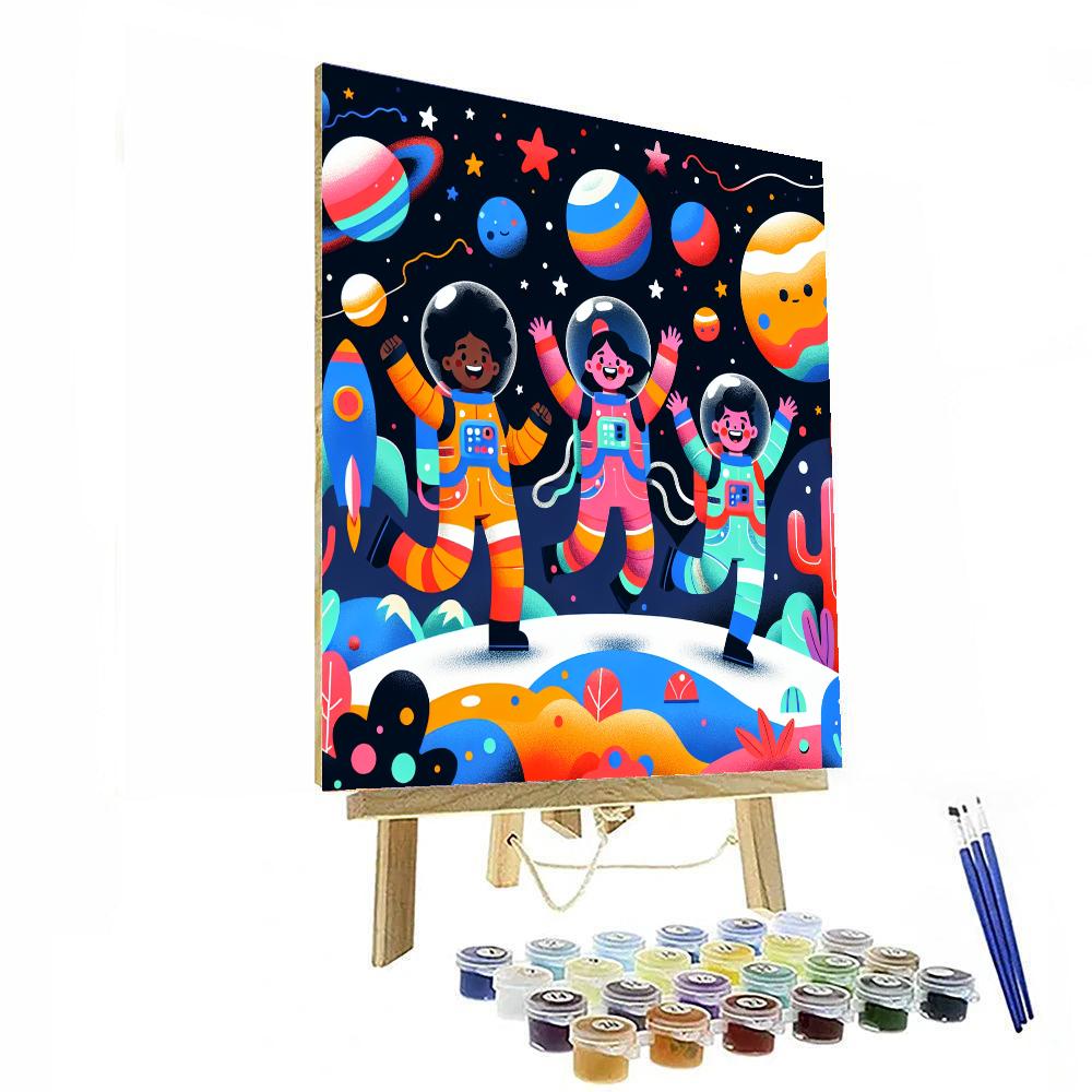 Space Adventure Pioneers Paint By Numbers Kits