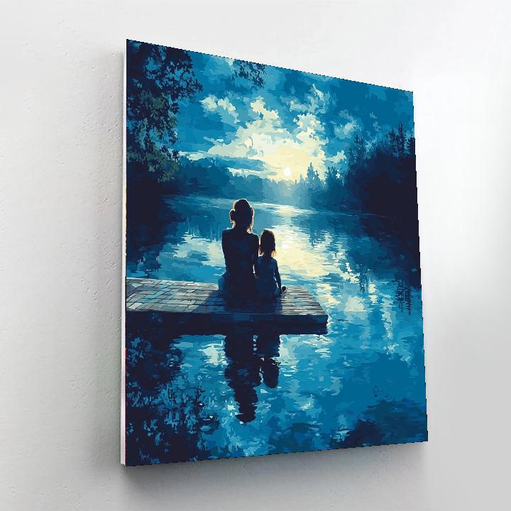 Reflections Of Togetherness Number Painting