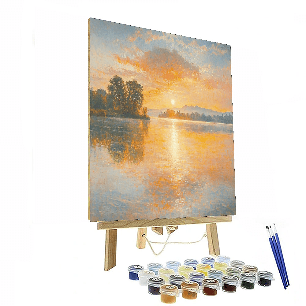 Turner Inspired Calm Waters  DIY Paint By Numbers