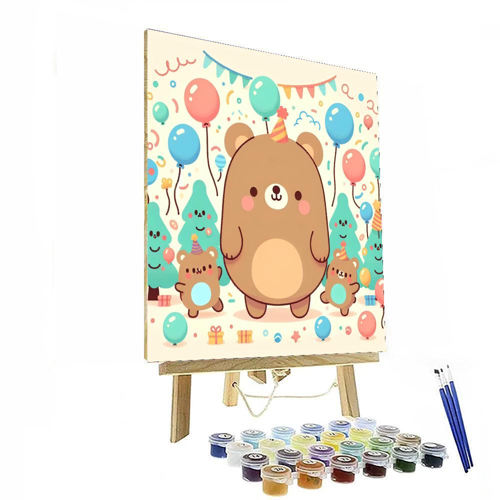 Dancing Bears Festival Number Painting