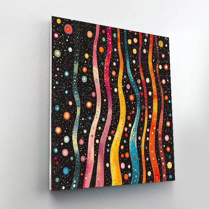 Yayoi Kusama Inspired The Dot Universe  Paint By Numbers Kits