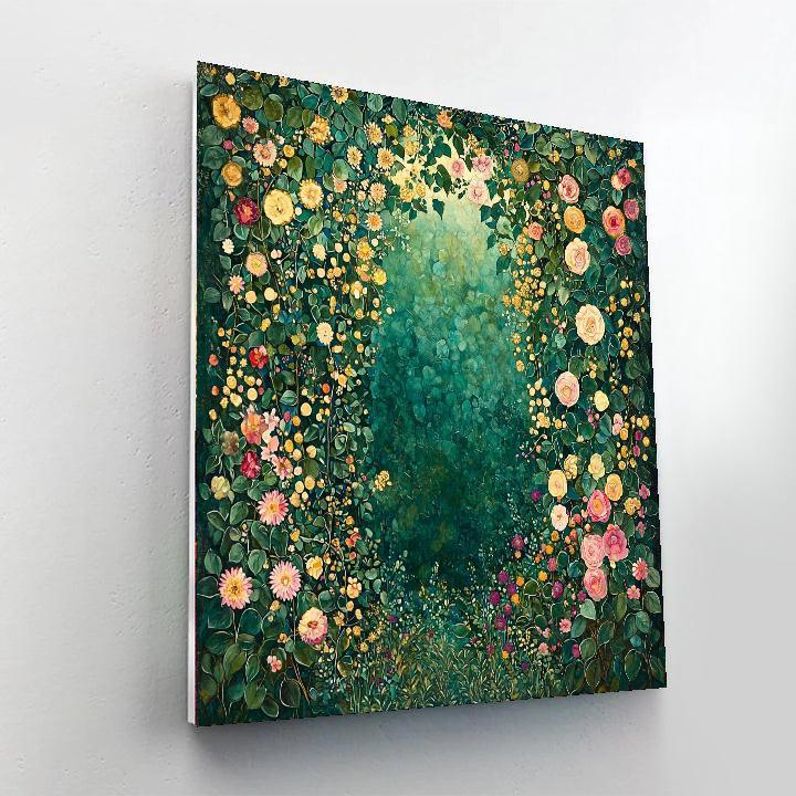 Gustav Klimt Inspired Garden Of Whispers  Paint By Numbers