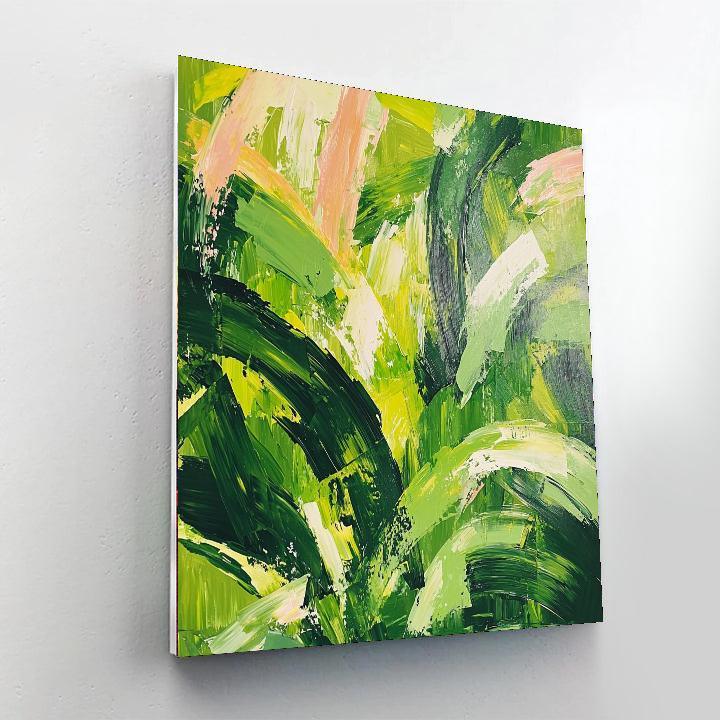 Lee Krasner Inspired Rhapsody In Green  Painting By Numbers Kit