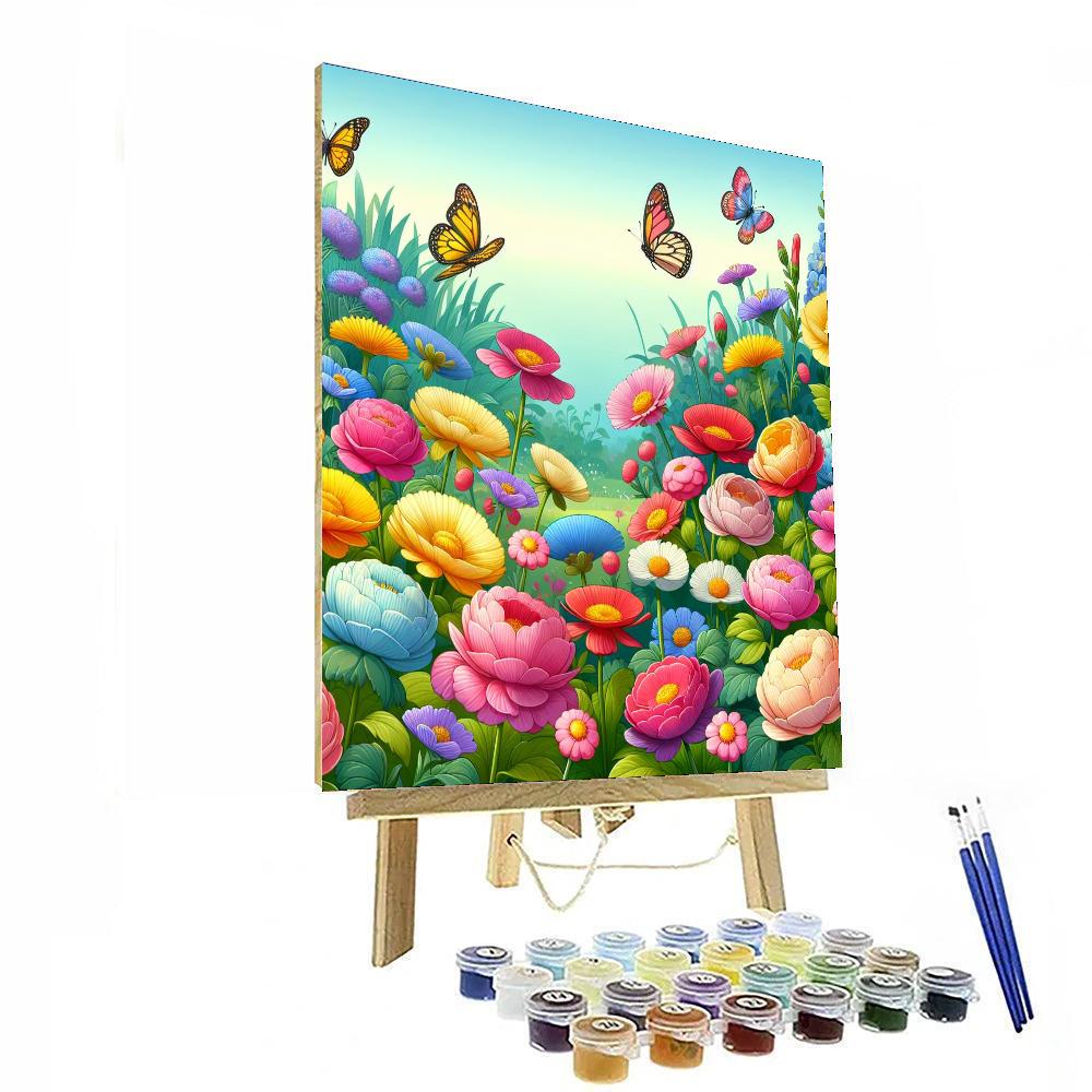 Garden Harmony Painting Number Kit