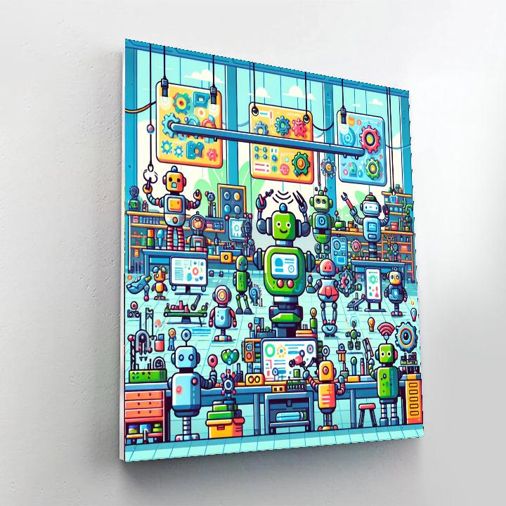Robot's Workshop DIY Paint By Numbers