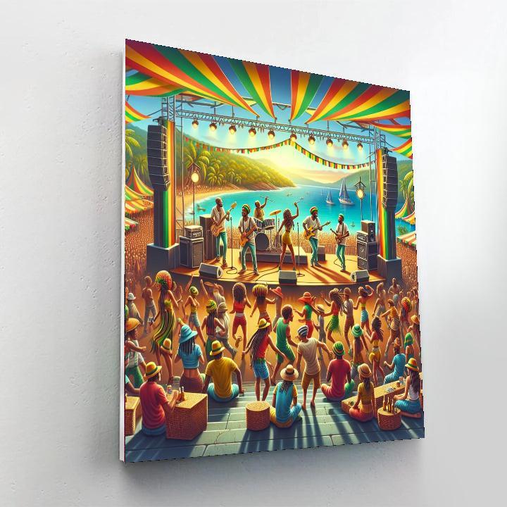Reggae Sumfest Paint By Numbers Art