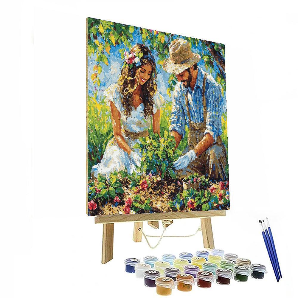 Mom's Garden Of Dreams Numbered Painting Kits