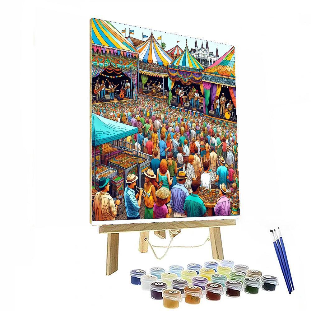 New Orleans Jazz & Heritage Festival - New Orleans DIY Paint By Numbers
