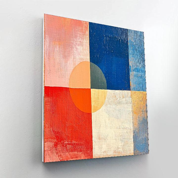 Paul Klee Inspired Harmony Of Abstraction  Paint By Number