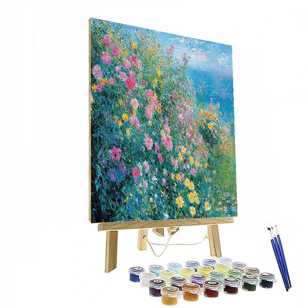 Claude Monet Inspired Dreamy Flower Garden  Paint By Numbers Kits