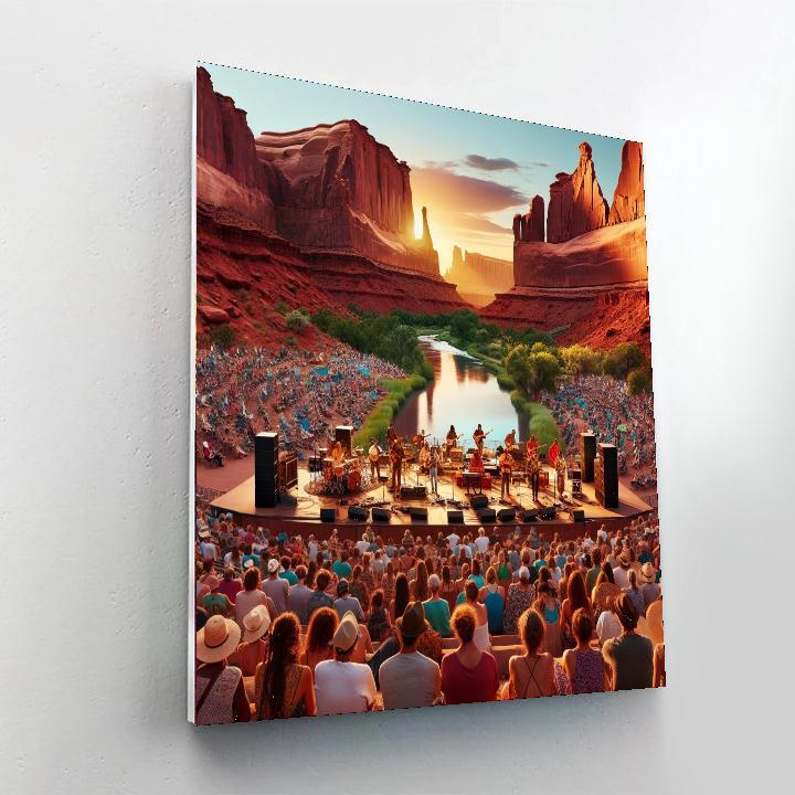 Moab Music Festival - Moab, Usa Number Painting
