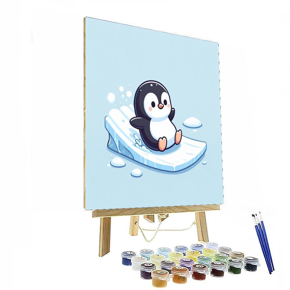 Precious Penguin Numbered Painting Kits