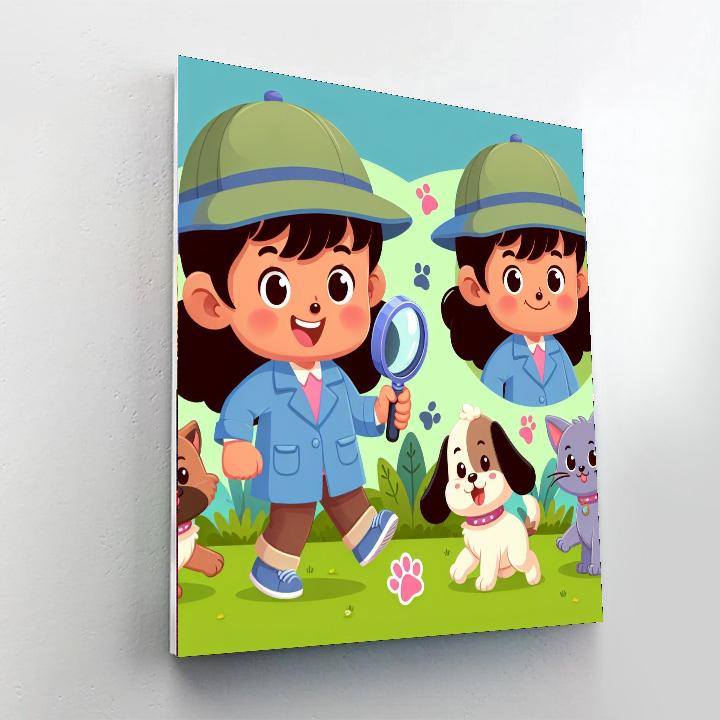 Pet Detective Quest Paint By Numbers