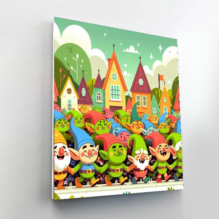 Giggly Goblin Parade Paint By Number