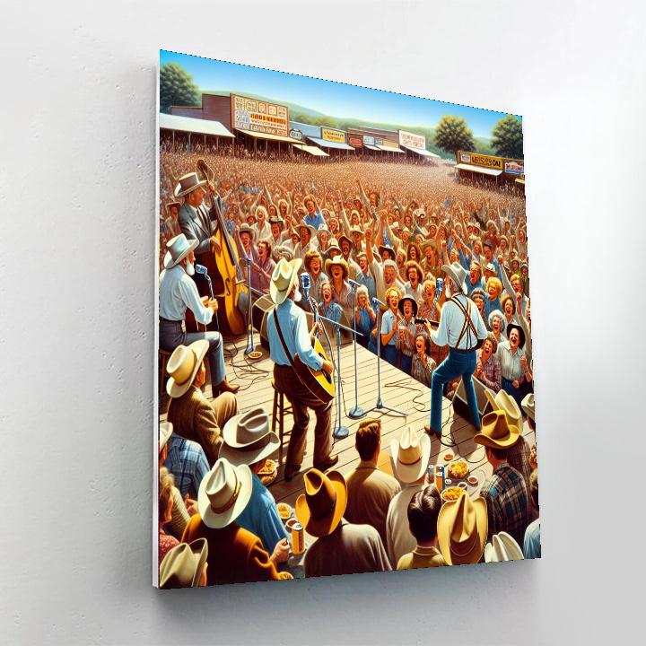 Bayou Country Superfest - Usa Number Painting