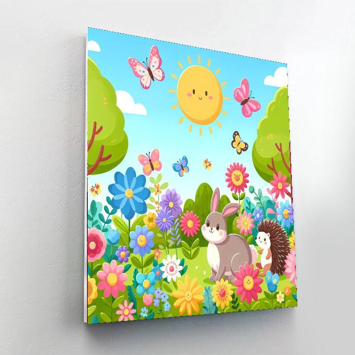 Magical Garden Friends Paint By Numbers