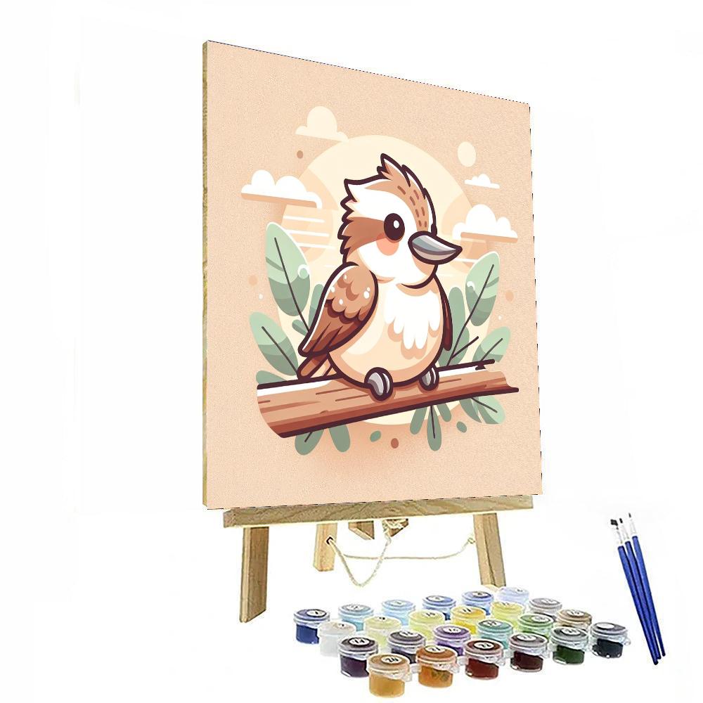 Cuddly Kookaburra Painting By Numbers Kit