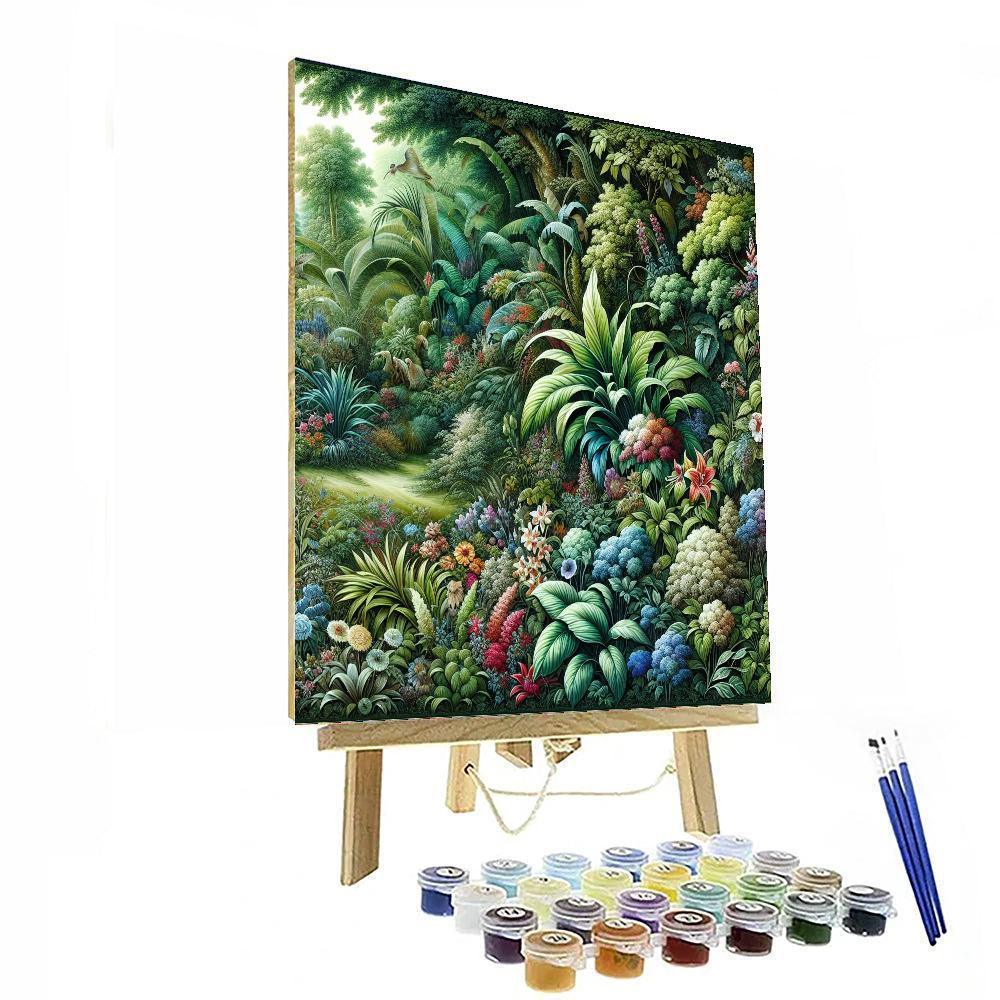 Botanical Garden Haven Numbered Painting Kits