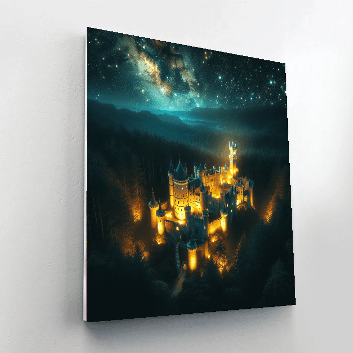 Mystery Of The Enchanted Castle Paint By Numbers Kits