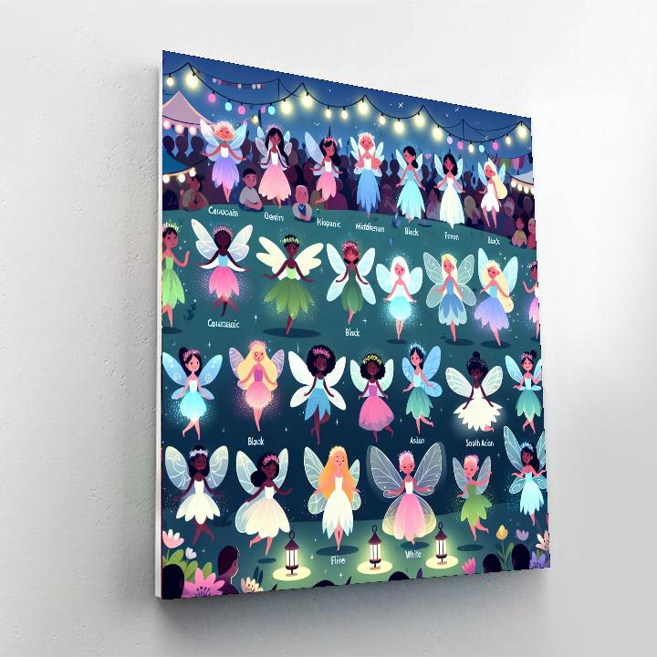 Fairy Festival Of Lights Numbered Painting Kits