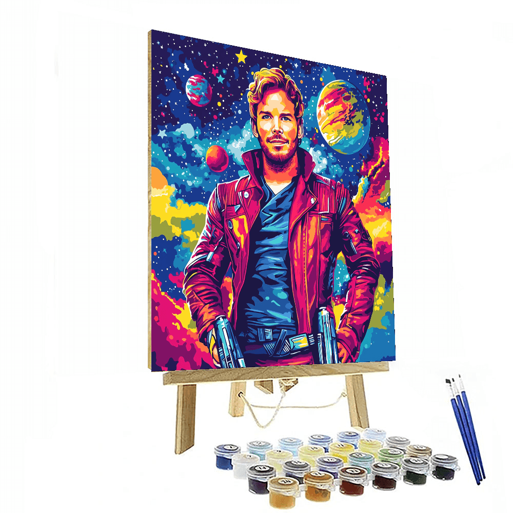 Chris Pratt: From Space Adventures To Jurassic Journeys Paint By Number