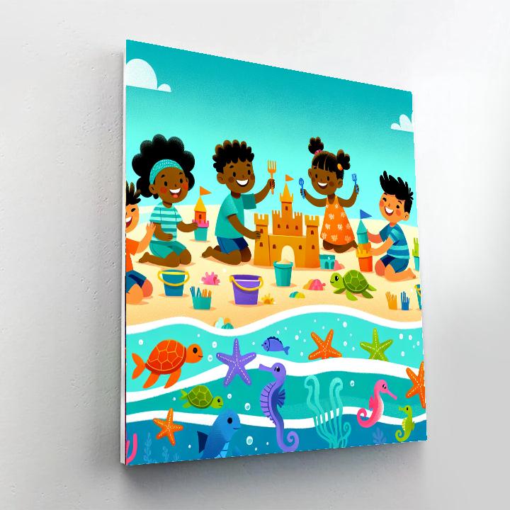 Seaside Adventure Tales Numbered Painting Kits