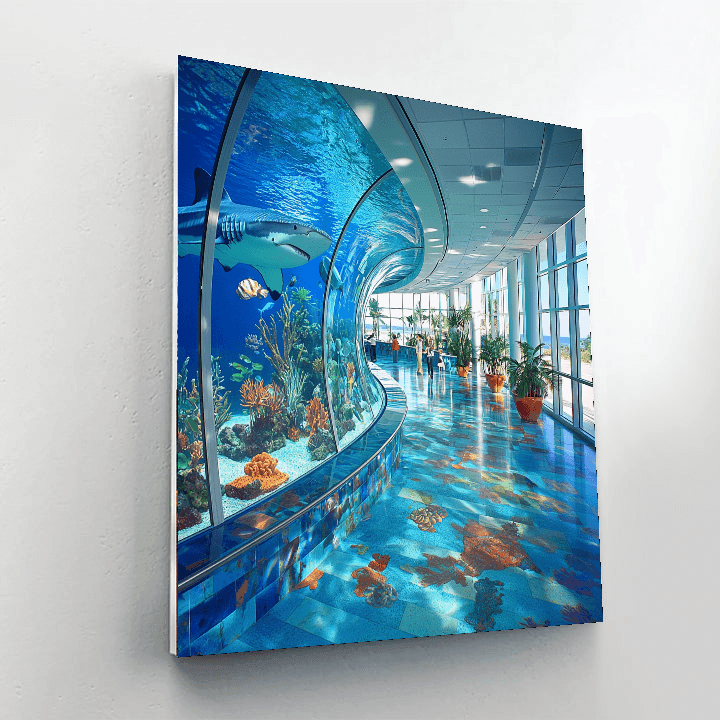 Okinawa Churaumi Aquarium Paint By Numbers