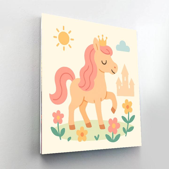 Princess Pony DIY Paint By Numbers