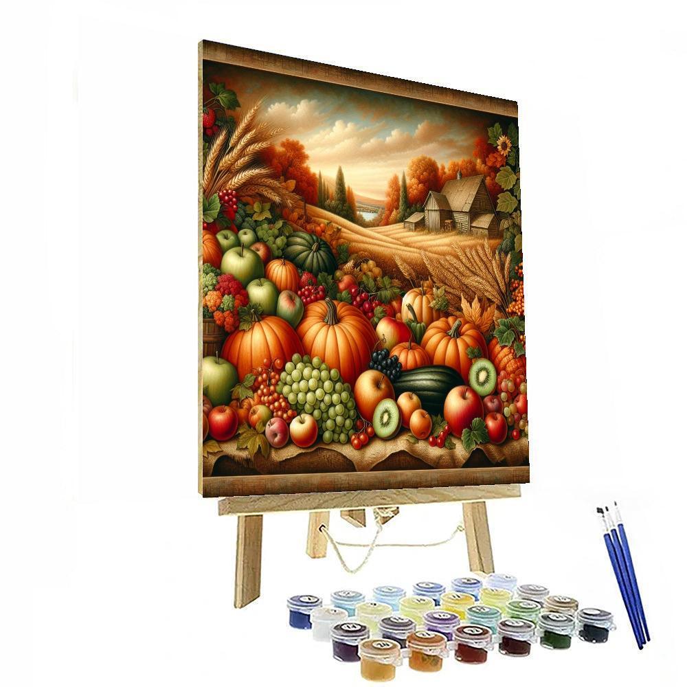 Radiant Harvest Bounty Paint By Numbers