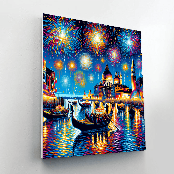 Festa Del Redentore - Venice, Italy Painting By Numbers Kit