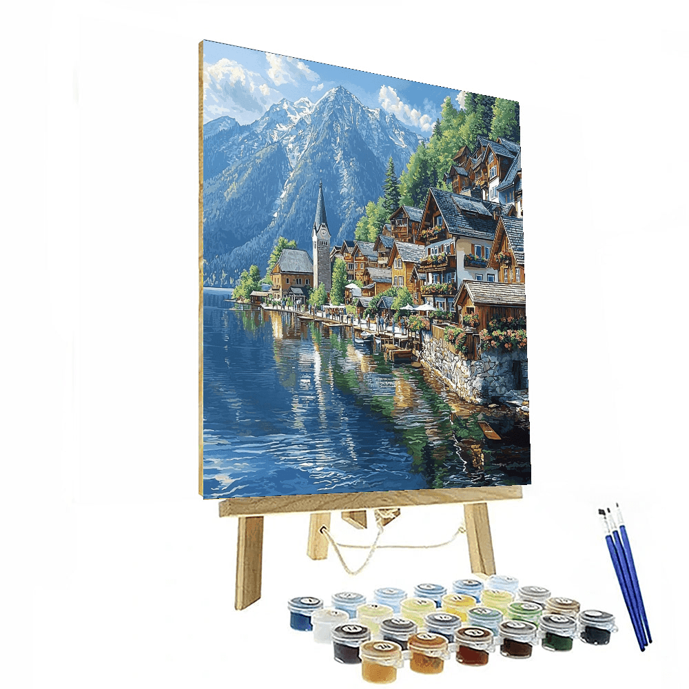 Hallstatt Village Numbered Painting Kits