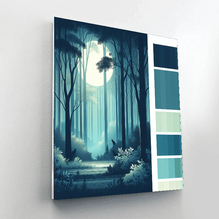 Enchanting Moonlit Glade Paint By Numbers Kits