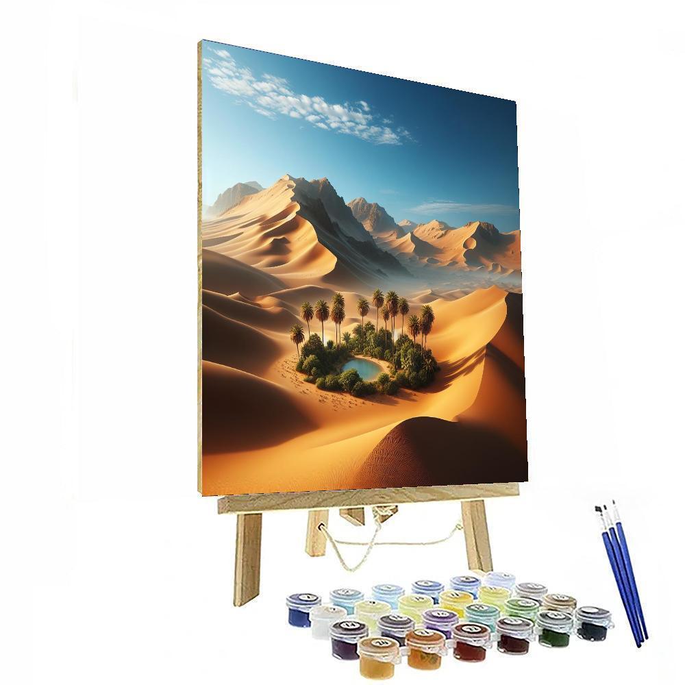 Majestic Desert Oasis Paint By Number