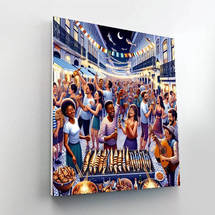 Feast Of St. Anthony Paint By Numbers Art