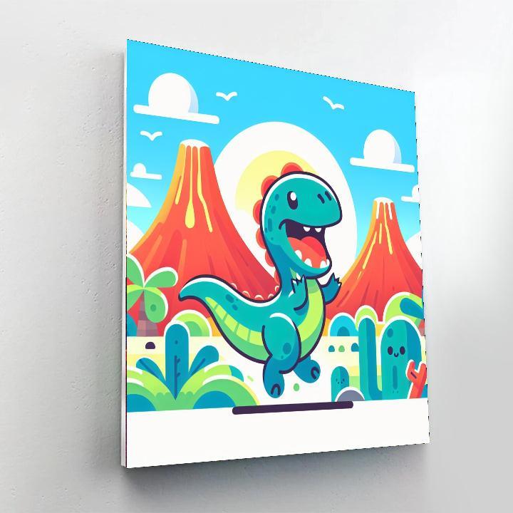 Dinosaur Roar Adventure Paint By Numbers Kits