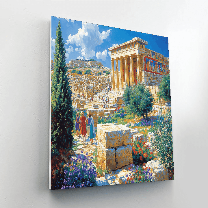 Palace Of Knossos - Crete Paint By Numbers Kits