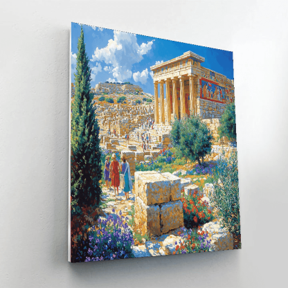 Palace Of Knossos - Crete Paint By Numbers Kits