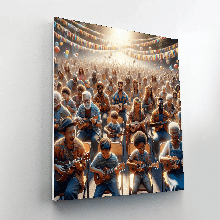 Wellington International Ukulele Festival - New Zealand DIY Paint By Numbers